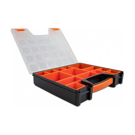 DeLOCK Caja de clasificación con 14 compartimentos naranja/negro