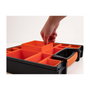 DeLOCK Caja de clasificación con 14 compartimentos naranja/negro