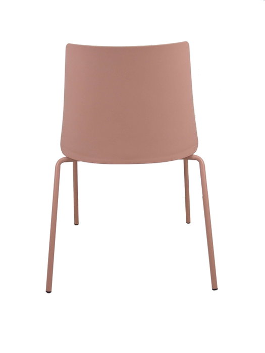 PIQUERAS Y CRESPO Silla Orgaz Rosa sin brazos (Pack de 4)