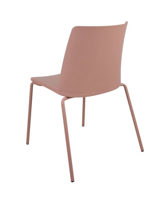 PIQUERAS Y CRESPO Silla Orgaz Rosa sin brazos (Pack de 4)