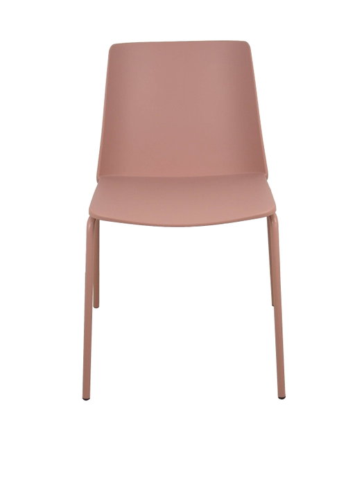 PIQUERAS Y CRESPO Silla Orgaz Rosa sin brazos (Pack de 4)