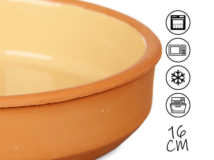 La Dehesa Set 4 Cazuelas Barro 16 cm Color Mostaza (Set de 6)