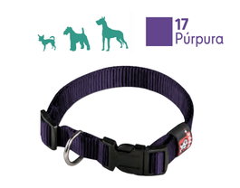 ARPPE Collar Nylon Basic Regulable Púrpura 15-25cm x 1cm
