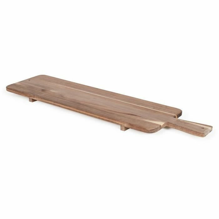 Livoo Tabla de aperitivos Maxi MES151 de madera de acacia FSC con patas de madera Livoo Tabla de aperitivos Maxi MES151 de madera de acacia FSC con patas de madera
