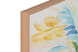 DKD Home Decor Cuadro Tropical Multicolor Lienzo y PS 80 x 80 cm (2 Unidades)