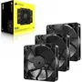 Corsair RS120 Carcasa del Ordenador Ventilador 12 cm Negro 3 Piezas