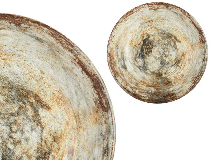 Vessia Plato Porcelana Hondo 21.5 cm Marron Piedra (Set de 24) Vessia Plato Porcelana Hondo 21.5 cm Marron Piedra (Set de 24)