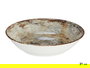 Vessia Plato Porcelana Hondo 21.5 cm Marron Piedra (Set de 24)