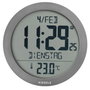Kienzle Reloj de Pared y Mesa con Control por Radio DCF y Temperatura Ambiente, Antracita