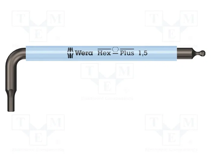 WERA Llave allen Hex-Plus esférica 1,5 mm Multicolour WERA Llave allen Hex-Plus esférica 1,5 mm Multicolour