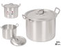 KINVARA Olla de Aluminio de 20 cm, 4,5 l, Plata