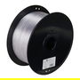 Polmask PETG Filamento 1.75mm Transparente 1 kg para Impresora 3D, Alta Transparencia y Resistencia