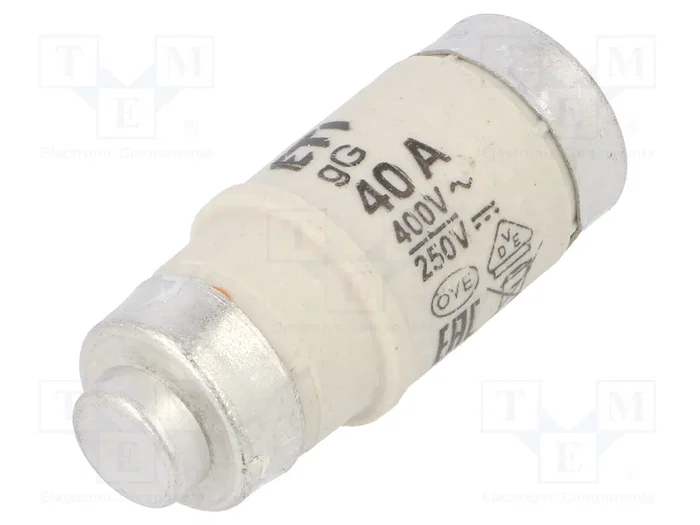 ETI POLAM Fusible de cartucho D02 de cerámica 40A ETI POLAM Fusible de cartucho D02 de cerámica 40A