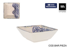 Inde Bol para Cocina "Rhombus" Elite Brillo, 13 x 13 x 5 cm, Peso 300 g (28 Unidades)