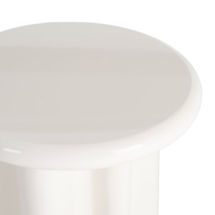 Mesa Auxiliar Lacado Crema Dm Salón 50 X 50 X 50 cm