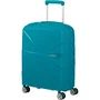 American Tourister Starvibe - Maleta de Cabina Spinner, 55x40x20cm, Expandible, 4 Ruedas Dobles, Color Verdigrís, Modelo de equipaje de mano para aerolíneas