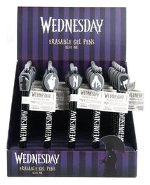 Wednesday Bolígrafo de gel borrable Black Expositor (30)