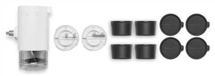 Kitchenaid 5KSMSIA Accesorio para Granizados, Transforma tu Batidora Amasadora en una Máquina para Picar Hielo y Crear Deliciosos Postres y Bebidas Heladas en Casa