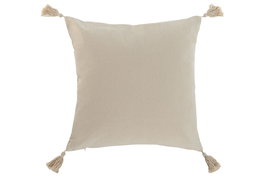 DKD Home Decor Cojin Boho Crudo 8 x 45 x 45 cm (2 Unidades) Poliester Algodon