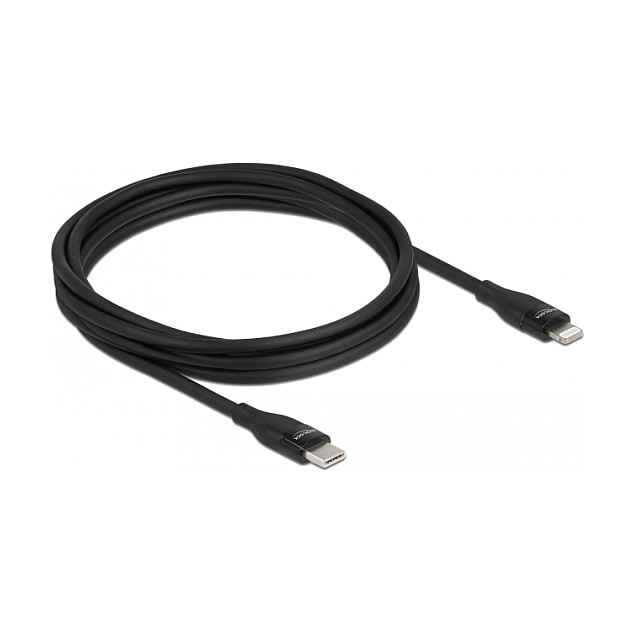 DeLOCK Cable USB Type-C a Lightning 2 m Negro MFi DeLOCK Cable USB Type-C a Lightning 2 m Negro MFi