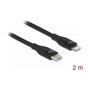 DeLOCK Cable USB Type-C a Lightning 2 m Negro MFi