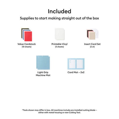 Cricut Explore 5 Essentials Bundle Kit - Máquina de Corte para Vinilo, Papel, Tela y Transferencia Térmica, 30.5 cm, Color Taupe - 2012405