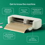 Cricut Explore 5 Essentials Bundle Kit - Máquina de Corte para Vinilo, Papel, Tela y Transferencia Térmica, 30.5 cm, Color Taupe - 2012405