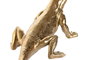 DKD Home Decor Figura de Lagartija en Resina Dorado