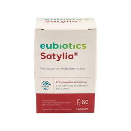 Eubiotics Satylia Hafnia alvei HA4597 60 Cápsulas Zinc Cromo Metabolismo Saciedad Vegano