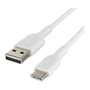 Belkin CAB001bt0MWH Cable USB-A a USB-C Blanco 0,15 m