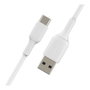 Belkin CAB001bt0MWH Cable USB-A a USB-C Blanco 0,15 m
