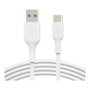 Belkin CAB001bt0MWH Cable USB-A a USB-C Blanco 0,15 m