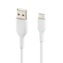 Belkin CAB001BT0MWH Cable USB-C a USB-A de 0,15 m (15 cm) para carga y datos - Blanco