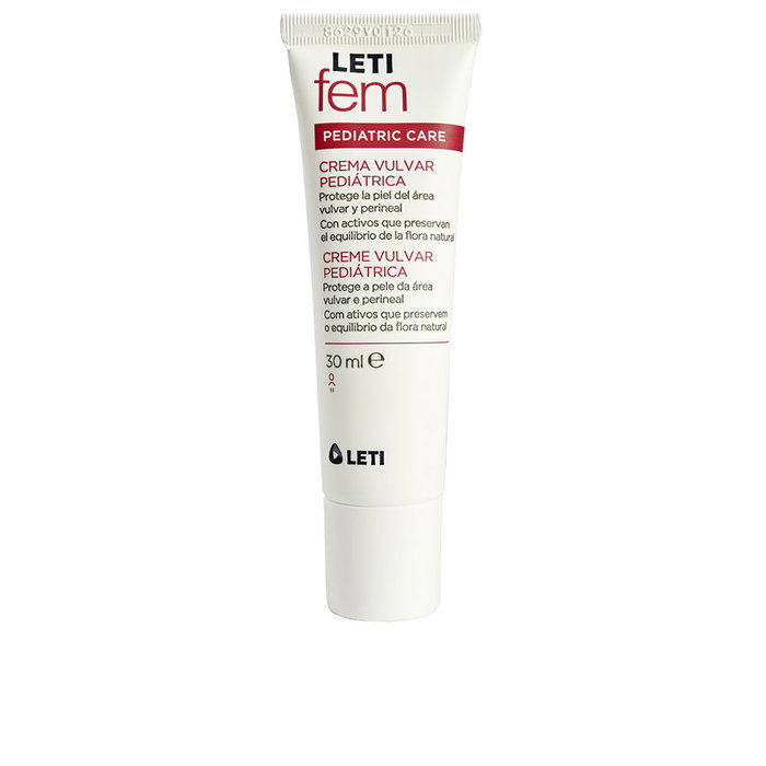 Leti Pharma Crema Vulvar Pediátrica LETIFEM Paediatric Care 30 ml | Cuidado suave e hidratante para la zona íntima de la niña Leti Pharma Crema Vulvar Pediátrica LETIFEM Paediatric Care 30 ml | Cuidado suave e hidratante para la zona íntima de la niña