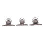 MAUL 2100896 Imanes de Acero Plata Pack de 3