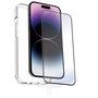 Muvit Funda Shockproof para Apple iPhone 15 - Pack con Crystal Glass Protector - Recycletek Reciclada y Reciclable