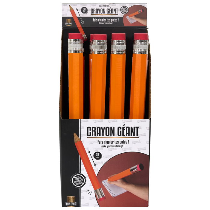 Mister Gadget Lápiz Gigante 36 cm Maderas varias