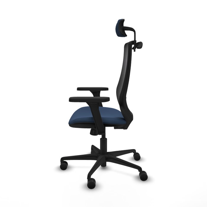 PIQUERAS Y CRESPO Silla de oficina Mardos con mecanismo Sincro, Azul marino y Negro PIQUERAS Y CRESPO Silla de oficina Mardos con mecanismo Sincro, Azul marino y Negro