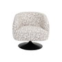 Sillón Giratorio Crema-Beige 73 X 80 X 73 cm