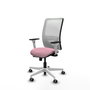 PIQUERAS Y CRESPO Silla de oficina Zulema Rosa y Blanca