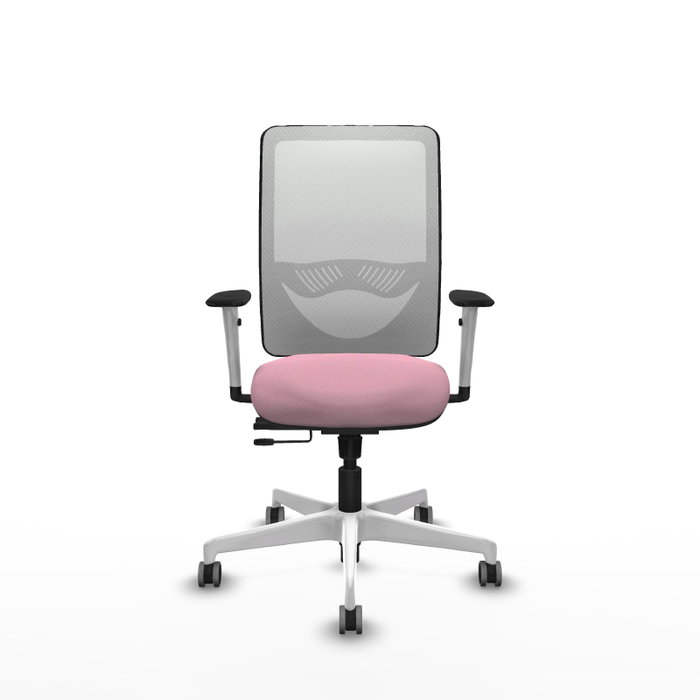 PIQUERAS Y CRESPO Silla de oficina Zulema Rosa y Blanca PIQUERAS Y CRESPO Silla de oficina Zulema Rosa y Blanca