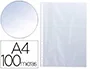 Q-connect Funda Multitaladro Cristal DIN A4 100 mc Caja de 100 unidades para Archivo y Protección de Documentos Q-connect Funda Multitaladro Cristal DIN A4 100 mc Caja de 100 unidades para Archivo y Protección de Documentos