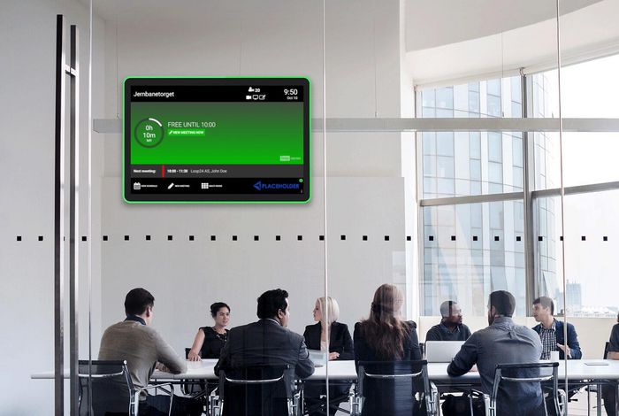 Loop24 LM1056T-LED Panel Táctil LED 10,1" para Reservas de Salas (1280x800) LAN (POE), Wi-fi y Licencia Perpetua