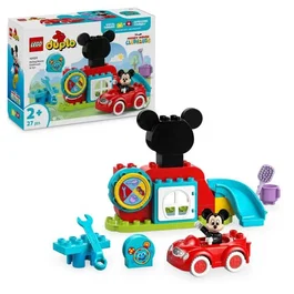 LEGO DUPLO Casa y Coche de Mickey Mouse con accesorios y vehículo