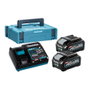Makita Juego de cargador y baterías XGT 40V 4Ah