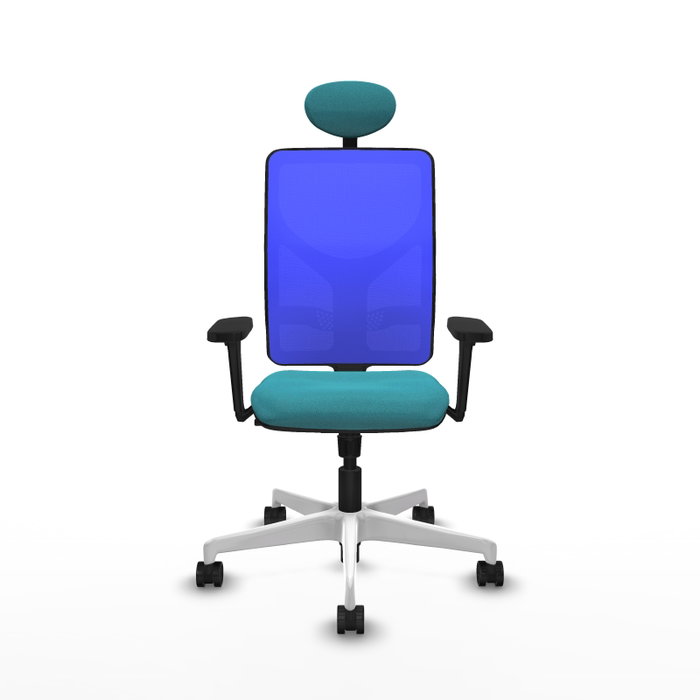PIQUERAS Y CRESPO Silla de oficina Motilla con mecanismo Sincro, Turquesa y Azul PIQUERAS Y CRESPO Silla de oficina Motilla con mecanismo Sincro, Turquesa y Azul