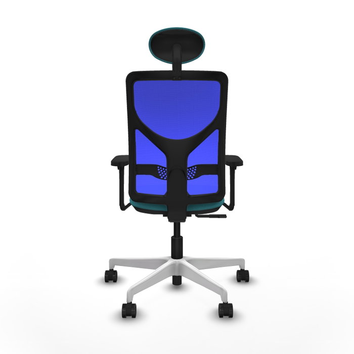 PIQUERAS Y CRESPO Silla de oficina Motilla con mecanismo Sincro, Turquesa y Azul PIQUERAS Y CRESPO Silla de oficina Motilla con mecanismo Sincro, Turquesa y Azul