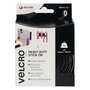 VELCRO Cinta de velcro autoadhesiva Extra Stark 50 mm x 1 m Negro
