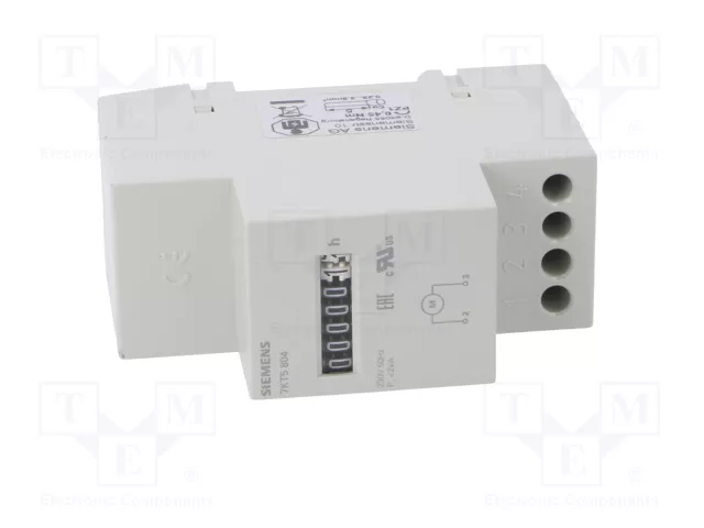 SIEMENS 7KT5804 Contador Electromecánico de Tiempo de Trabajo 230VAC SIEMENS 7KT5804 Contador Electromecánico de Tiempo de Trabajo 230VAC