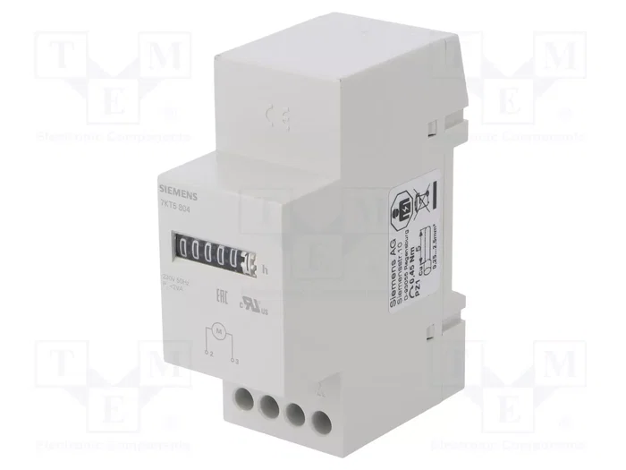 SIEMENS 7KT5804 Contador Electromecánico de Tiempo de Trabajo 230VAC SIEMENS 7KT5804 Contador Electromecánico de Tiempo de Trabajo 230VAC